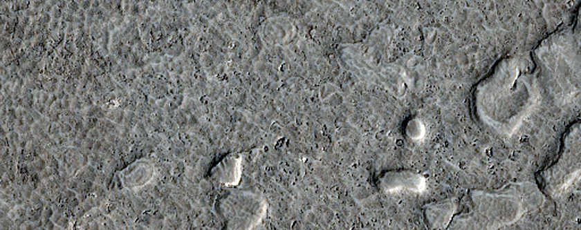 Relatively Fresh Lava Flow in Elysium Planitia