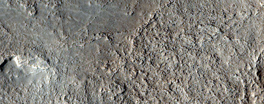 Protonilus Mensae Dichotomy Boundary Scarp or Crater