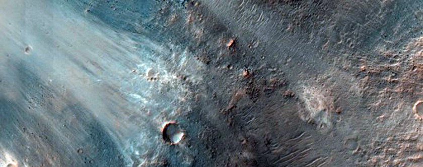 Phyllosilicates Associated with Fissure on Margaritifer Terra