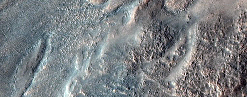 Gullied Crater Wall
