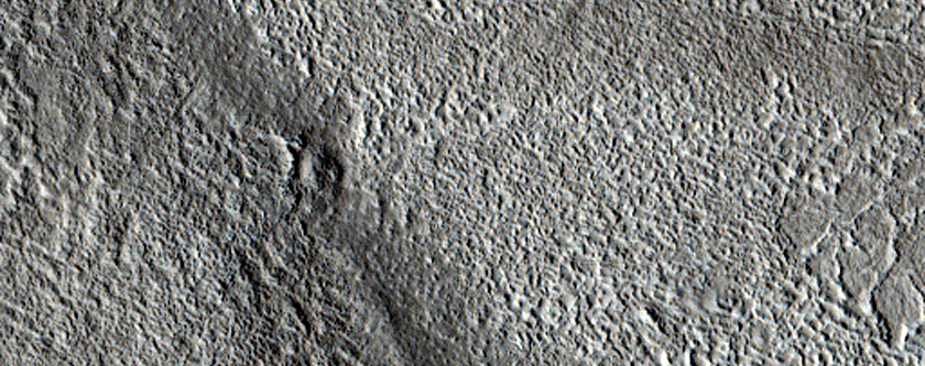 Pit in Utopia Planitia