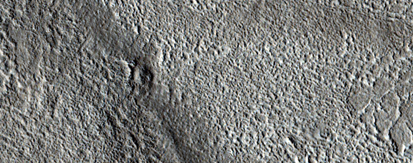 Pit in Utopia Planitia