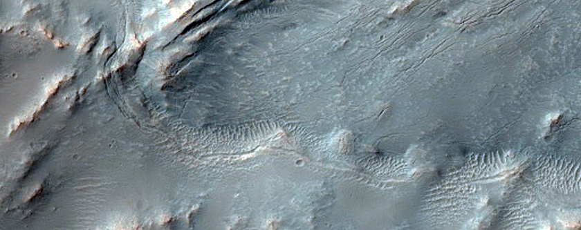 Crater West of Pollack Crater