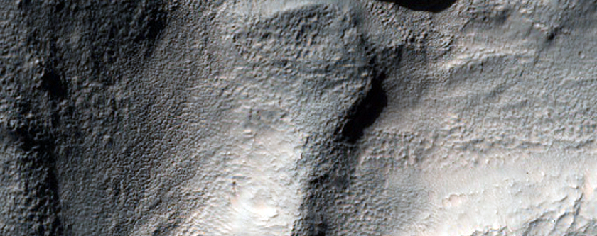 Crater Ejecta on Multiple Levels