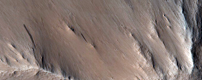 Slope Streak Monitor Site in Lycus Sulci