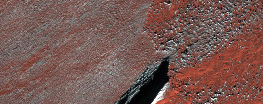 Gullied Crater Wall