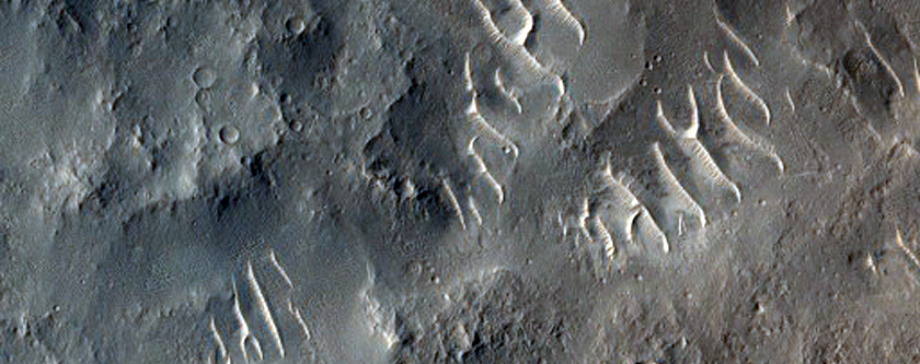 Relations between Overlapping Crater Ejecta Deposits