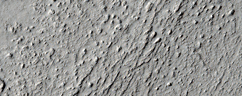 Lava Textures in Marte Vallis