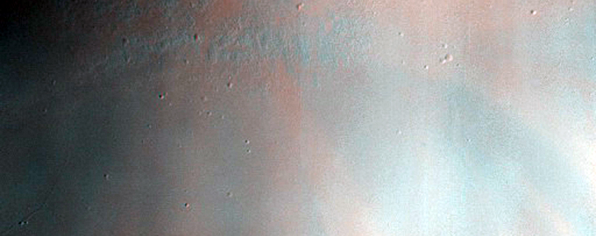 Central Structure of an Impact Crater in Syrtis Major
