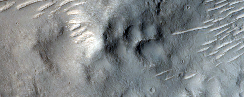 Craters East of Amenthes Fossae