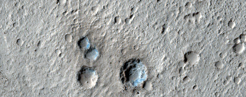 Cluster of Zunil Crater Secondaries