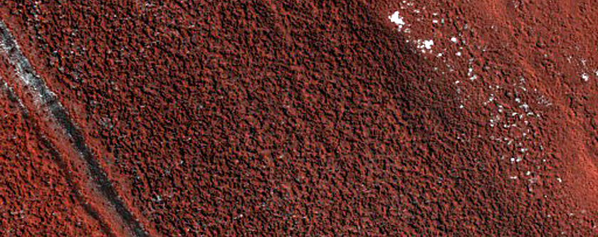 Exposures of North Polar Layered Deposits