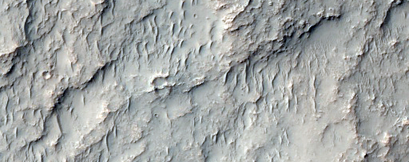 Fan on Crater Floor