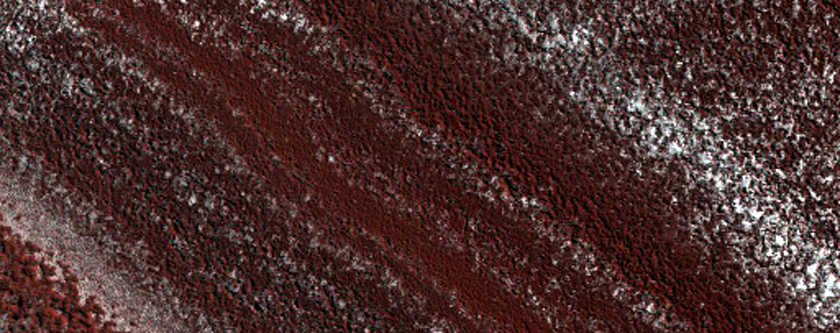 Exposure of North Polar Layered Deposits