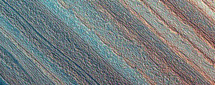 Exposure of North Polar Layered Deposits