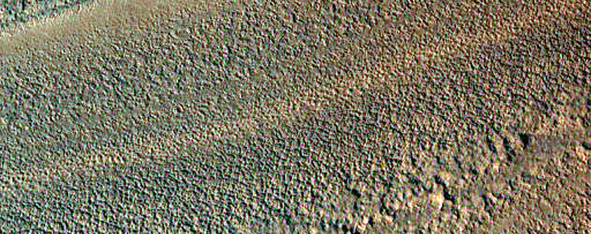 Exposure of North Polar Layered Deposits