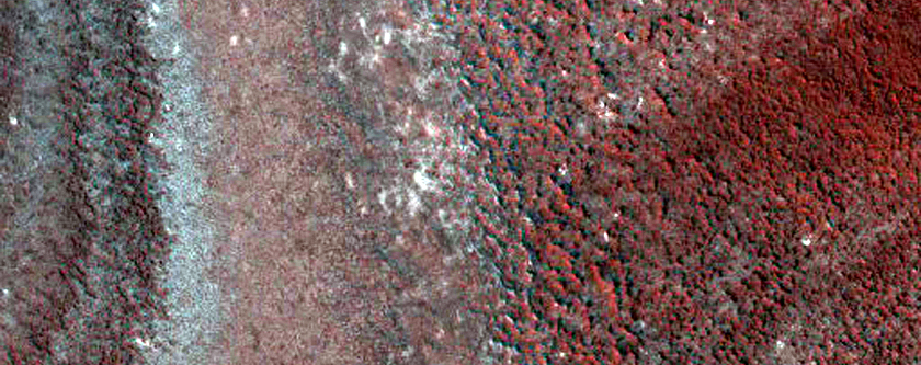 Exposure of North Polar Layered Deposits