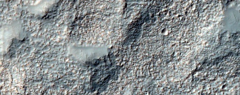 Possible Gullies in Noachis Terra Crater