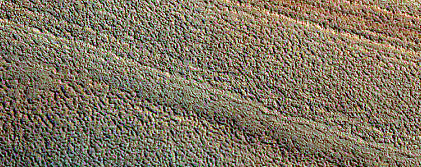 Exposure of North Polar Layered Deposits