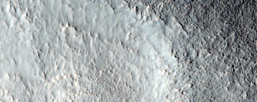 Massif in Protonilus Mensae