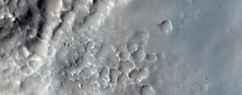 Fresh 12-Kilometer Diameter Crater in Amenthes Planum