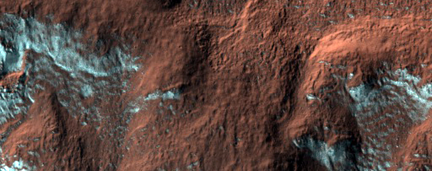 Gullied Crater Wall