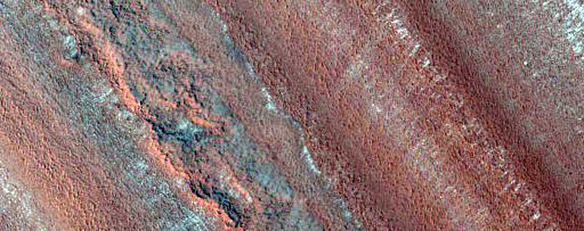 Exposure of North Polar Layered Deposits