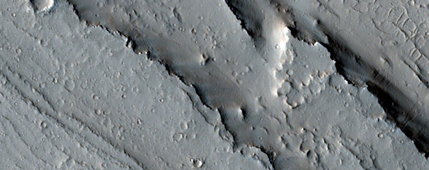 Channels in Tharsis Region