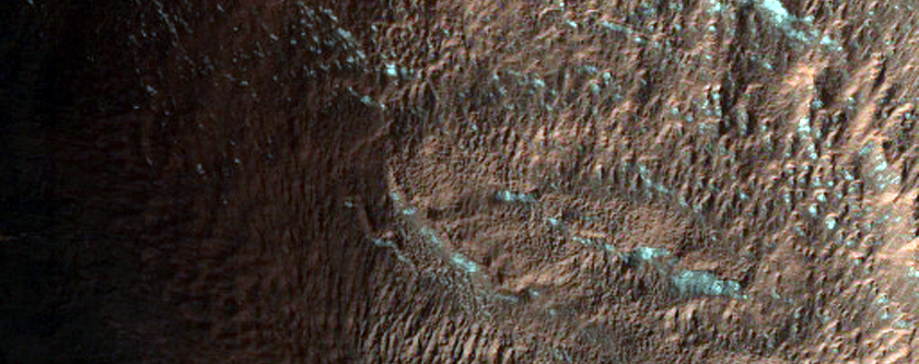 Gullied Crater Wall