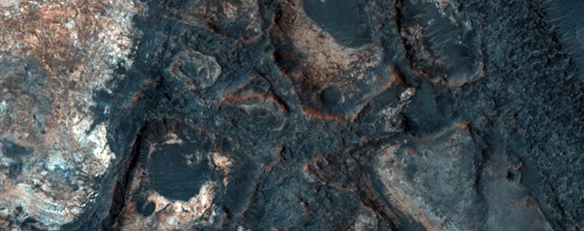 Megablocks of Light-Toned Bedrock in Mawrth Vallis