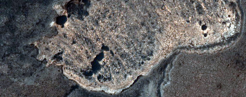 Possible MSL Rover Landing Site in Melas Chasma