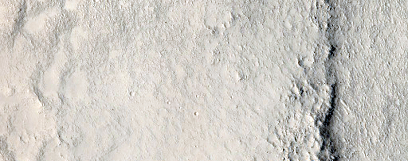Large Ejecta Crater