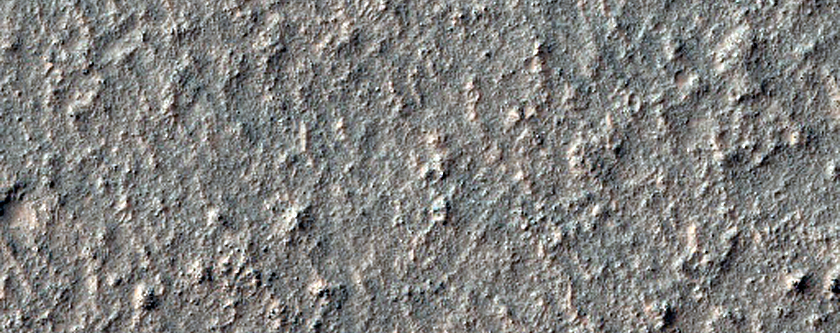 Rocky Deposit in Northern Noachis Terra