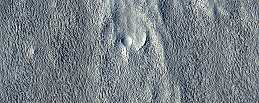Rayed Crater in Arcadia Region in Themis V35985012