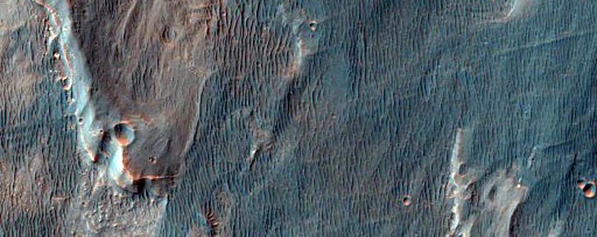 Candidate MSL Landing Site in Holden Crater