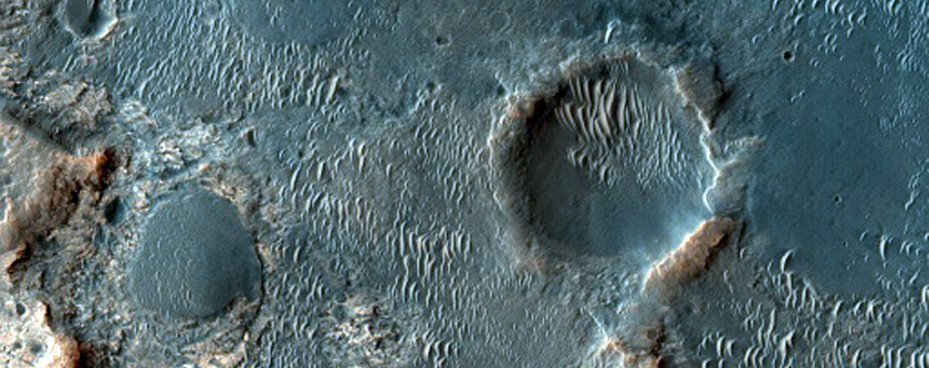 Possible Future Mars Landing Site in South Meridiani Planum