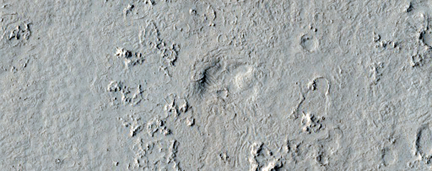 Contact between Mesas and Lava Plains