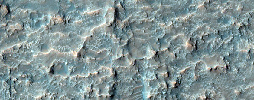 Crater Floor That is Bright in Nighttime Infrared Images