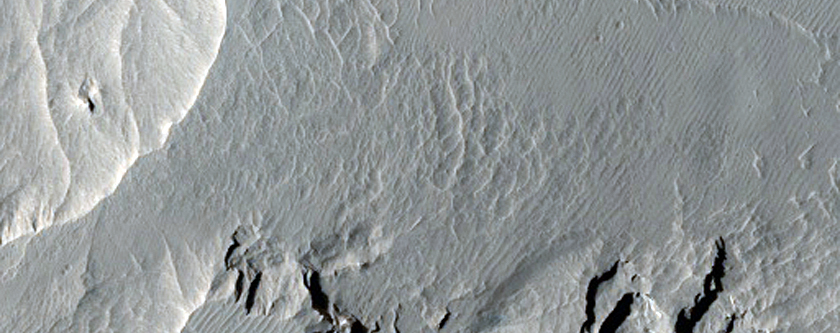 Candidate MSL Landing Site in Gale Crater