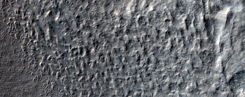 Butte with Layers Lying in Terra Cimmeria
