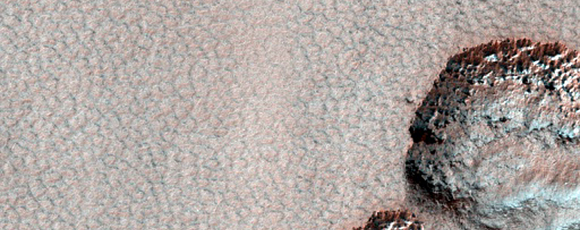 Scalloped Terrain South of Hellas Planitia