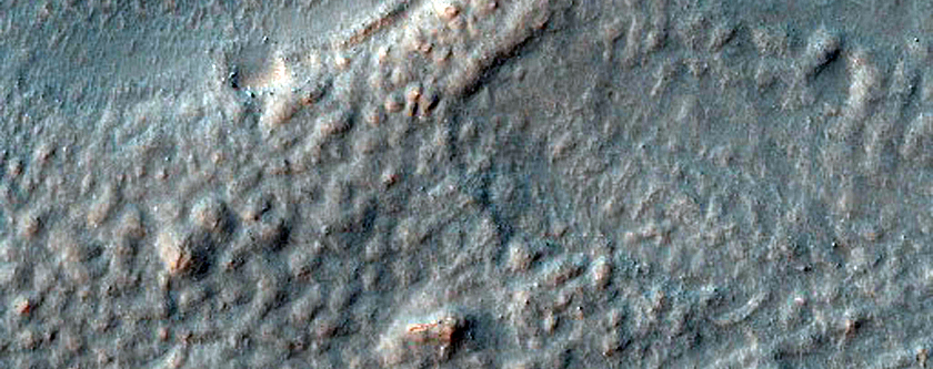 Crater Cut by Graben