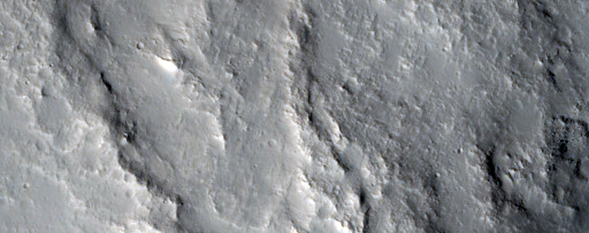 Central Uplift in Crater