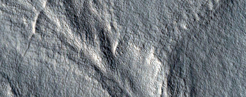Gully and Lobate Debris Apron Relationship