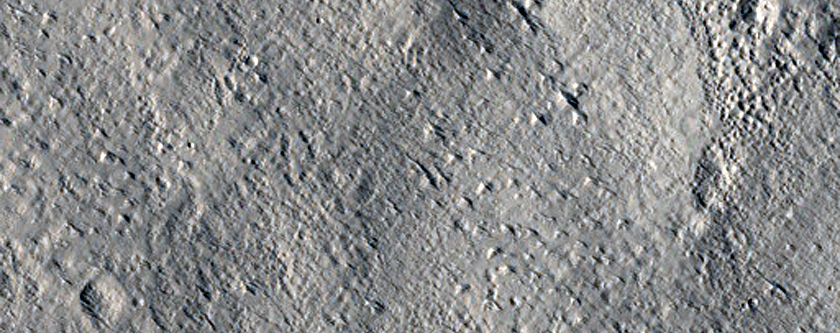 Tooting Crater Layered Ejecta Rampart