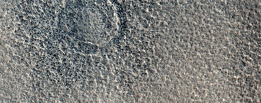 Possible Ice Inside Two Small Craters in Arcadia Planitia