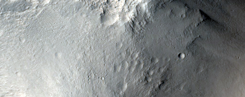 Crater or Escarpment East of Isidis Planitia