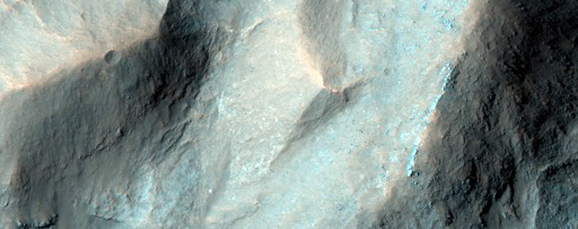 Bedrock in Hydrae Chasma