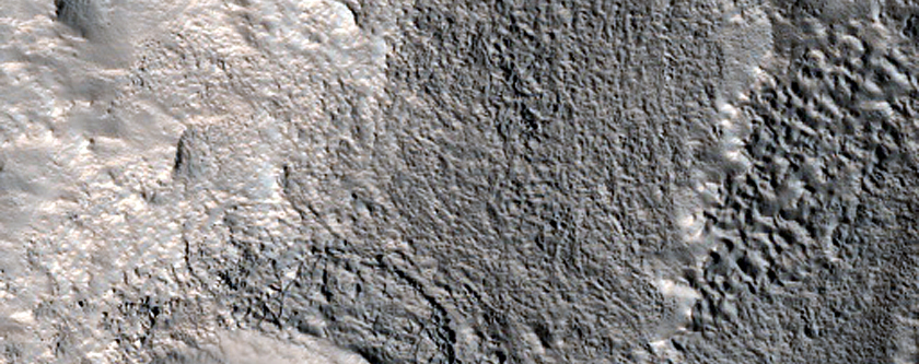 Wall of Barabashov Crater