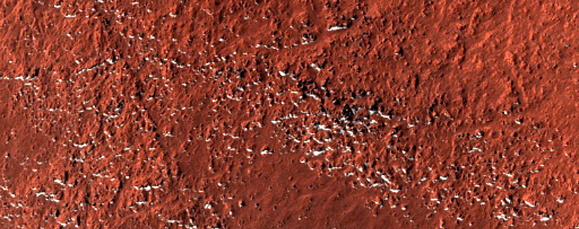 Central Structure of an Impact Crater in Terra Cimmeria